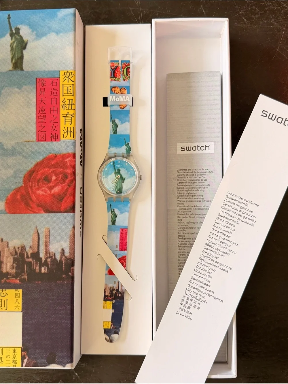 Swatch analog watch